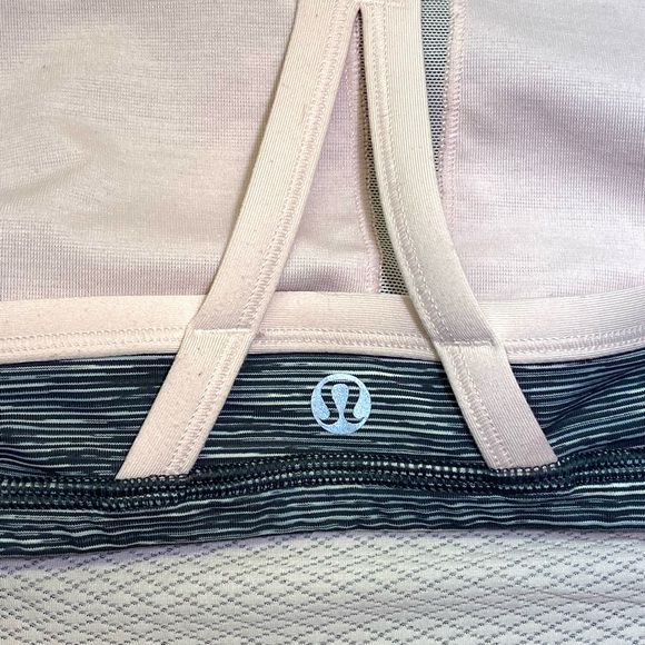 Lululemon CYB Tank EUC Size ? Pretty Pink Angel Wing Built In Bra - Picture 6 of 12